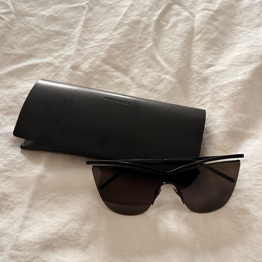 Saint Laurent Black Sunglasses with Case